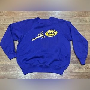 Vintage 80s High School Football Sweatshirt Size XL